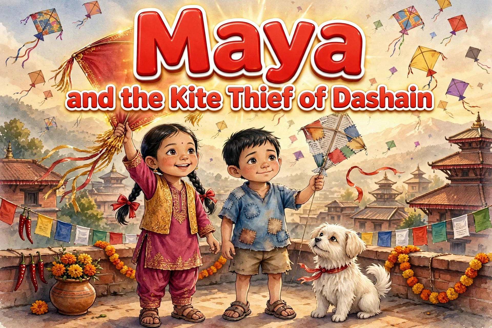Maya and the Kite Thief of Dashain — cover